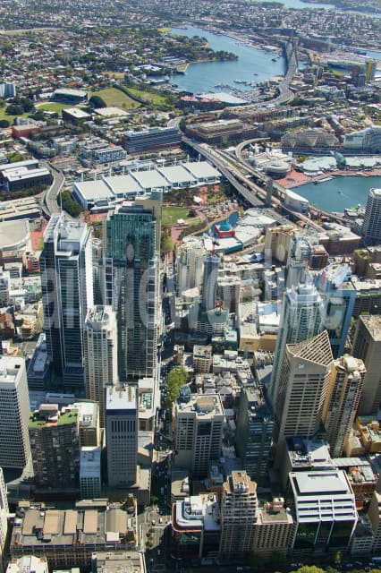 Aerial Image of Sydney CBD to Darling Harbour