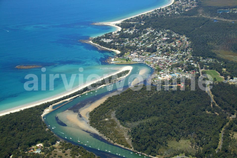 Aerial Image of Huskisson, NSW South Coast