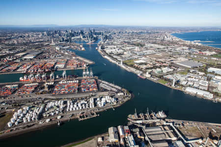 Aerial Image of COODE ISLAND TO MELBOURNE