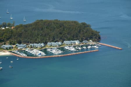 Aerial Image of NELSON BAY MARINA