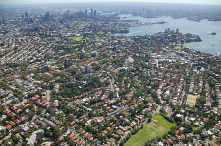 Aerial Image of WOOLLAHRA LOOKING NORTH WEST.