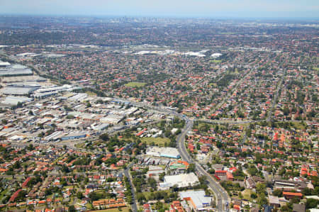 Aerial Image of YAGOONA TO SYDNEY\'S CBD.