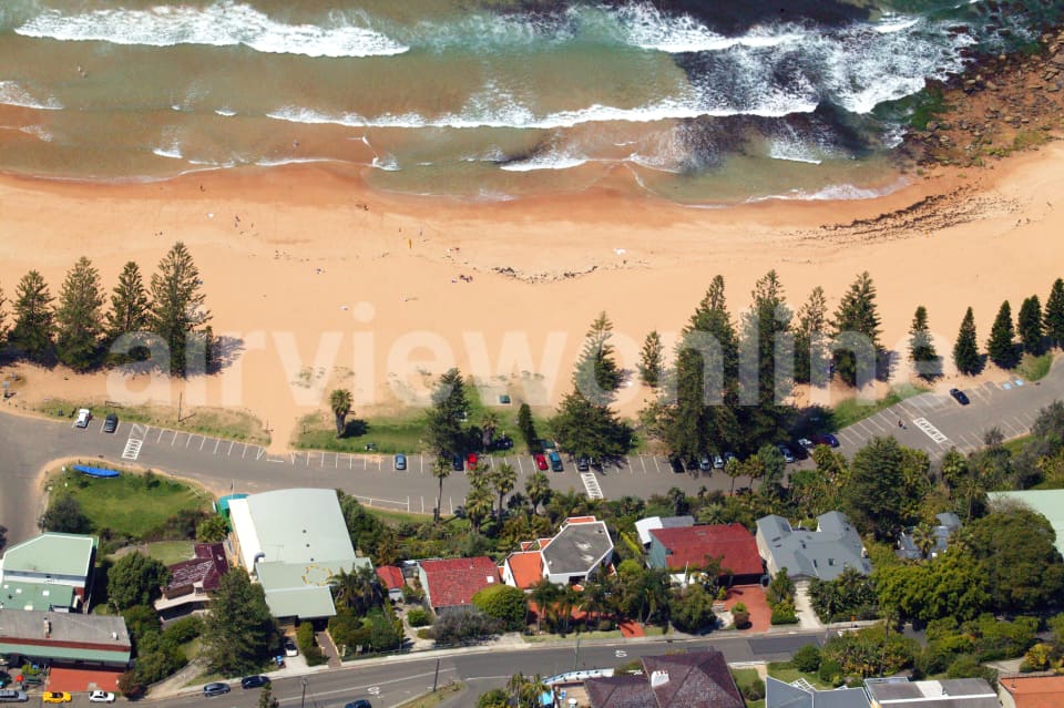 Aerial Image of Whale Beach steep angle south end