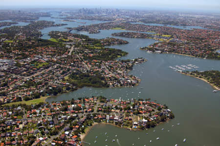 Aerial Image of TENNYSON POINT AND PARRAMATTA RIVER
