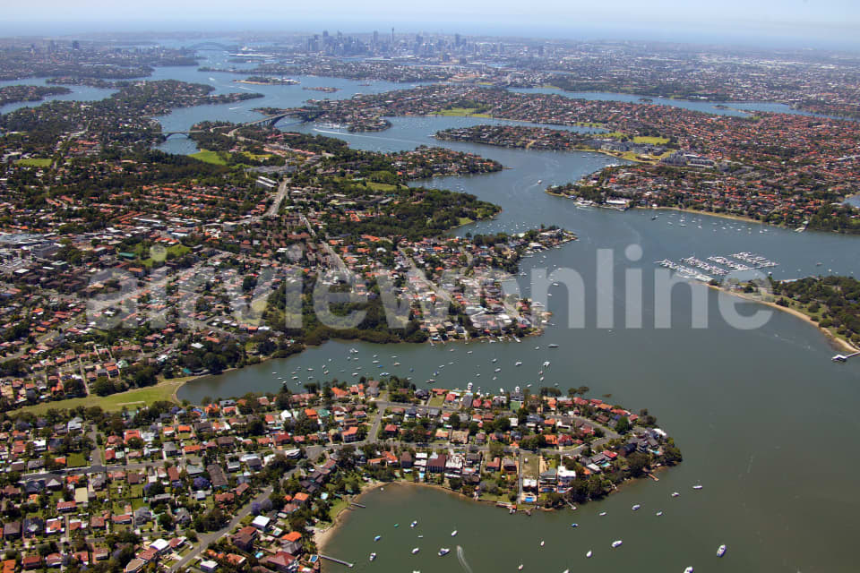 Aerial Image of Tennyson Point and Parramatta River