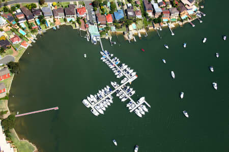 Aerial Image of SYLVANIA MARINA