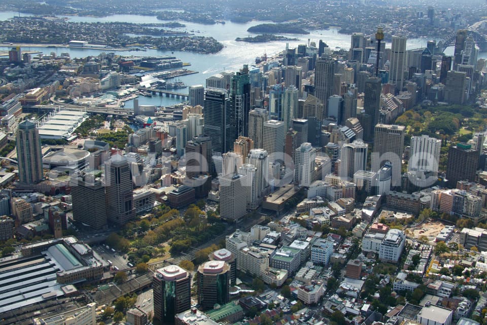 Aerial Image of Taylor Square and Surry Hills