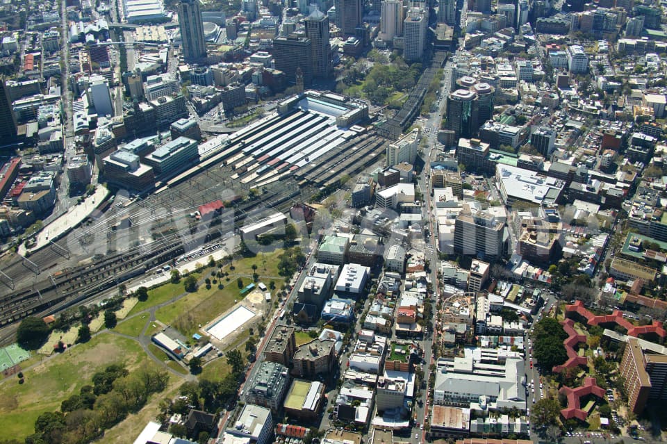 Aerial Image of Central, Surry Hills