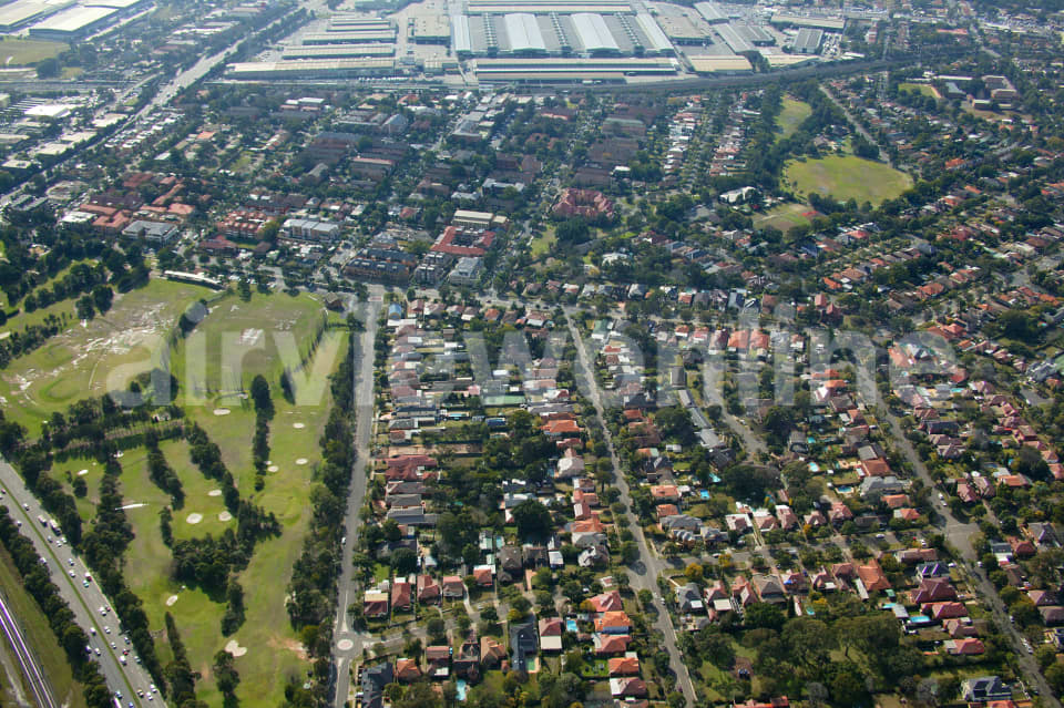 Aerial Image of Strathfield and Homebush West