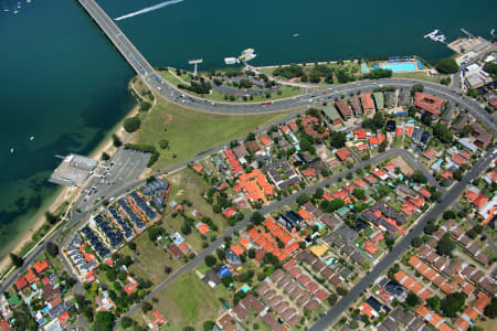 Aerial Image of CAPTAIN COOK BRIDGE SANS SOUCI