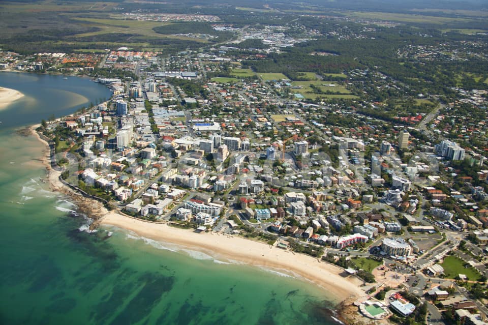 Aerial Image of Kings Beach and Caloundra