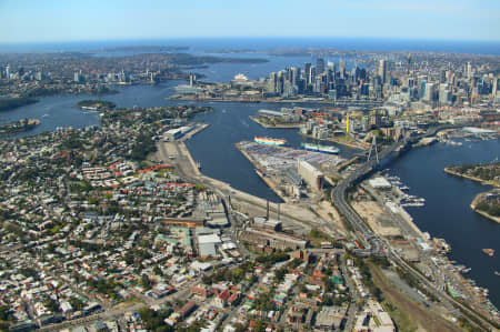 Aerial Image of ROZELLE TO SYDNEY