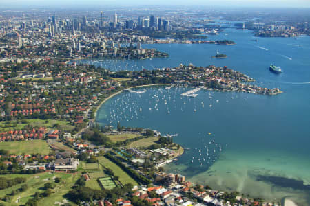 Aerial Image of ROSE BAY TO SYDNEY