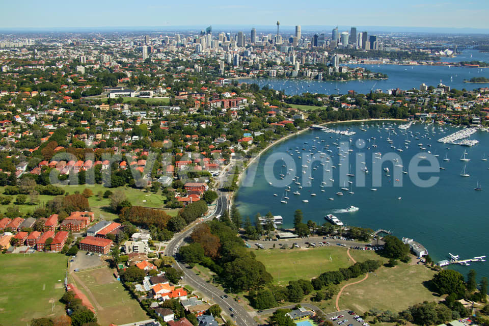 Aerial Image of Rose Bay and Lyne Park
