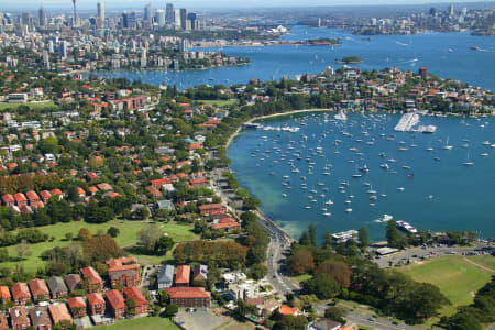 Aerial Image of ROSE BAY AND POINT PIPER