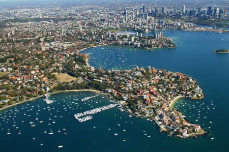 Aerial Image of POINT PIPER