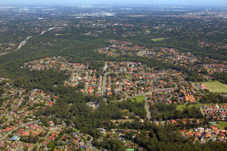 Aerial Image of PENNANT HILLS