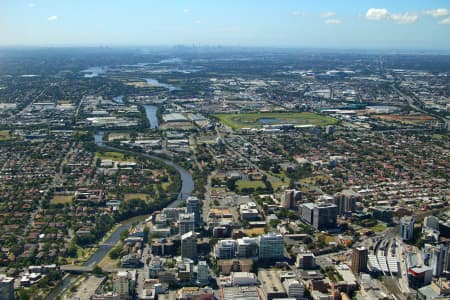 Aerial Image of PARRAMATTA RIVER AND CBD