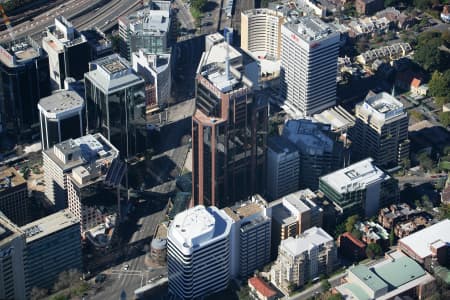 Aerial Image of NORTH SYDNEY CBD.