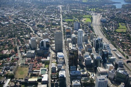 Aerial Image of NORTH SYDNEY CBD.