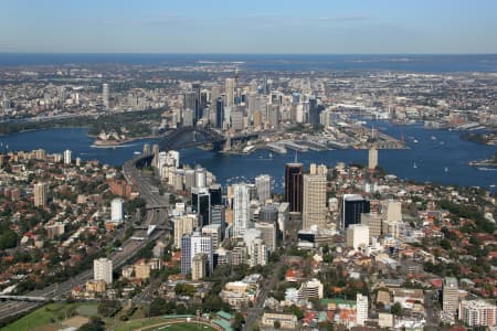 Aerial Image of NORTH SYDNEY TO CBD.