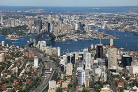 Aerial Image of NORTH SYDNEY TO CBD.