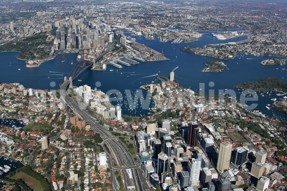 Aerial Image of North Sydney to CBD