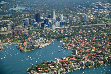 Aerial Image of NORTH SYDNEY, NSW