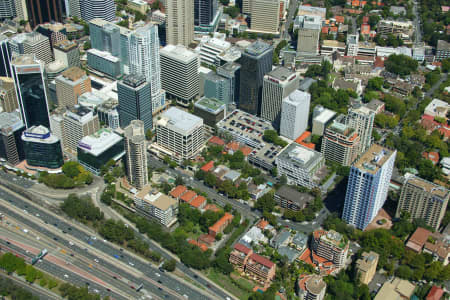 Aerial Image of NORTH SYDNEY CLOSE UP