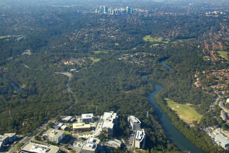 Aerial Image of NORTH RYDE