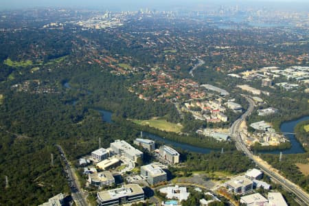 Aerial Image of NORTH RYDE