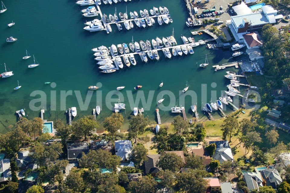 Aerial Image of Horse Shoe Cove, Newport
