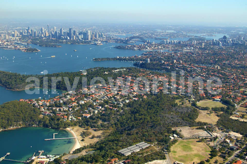 Aerial Image of Mosman to Sydney CBD