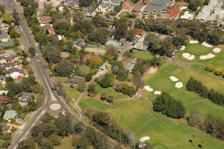 Aerial Image of BAYWATER GOLF COURSE, CLOSE-UP