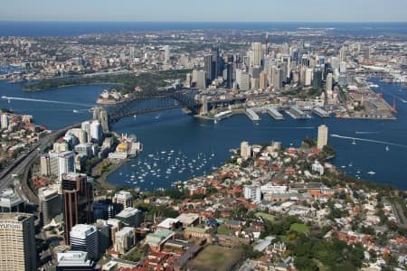 Aerial Image of MCMAHONS POINT