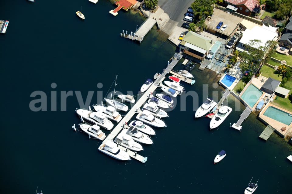 Aerial Image of Yowie Bay Marina