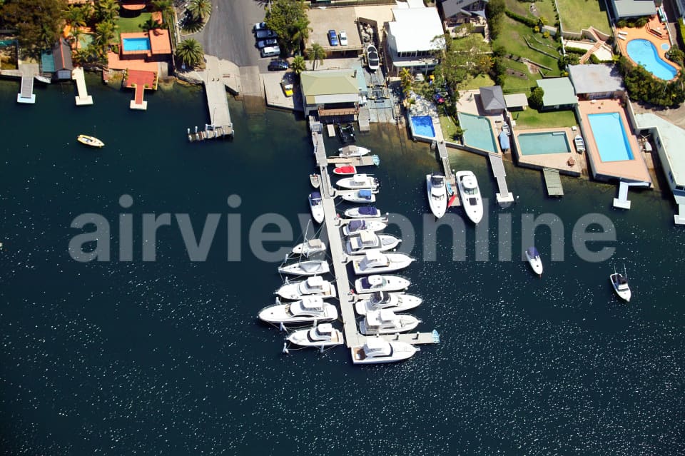 Aerial Image of Yowie Bay Marina