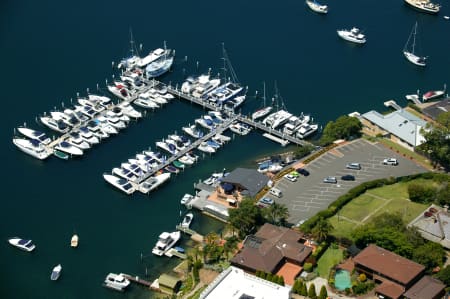 Aerial Image of BURRANEER BAY MARINA