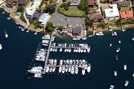 Aerial Image of BURRANEER BAY MARINA