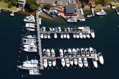 Aerial Image of BURRANEER BAY MARINA