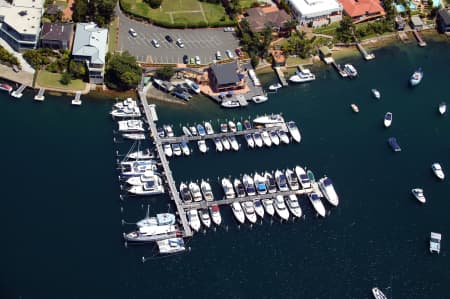 Aerial Image of BURRANEER BAY MARINA