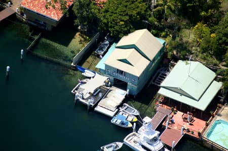 Aerial Image of ATTWELLS BOATSHED