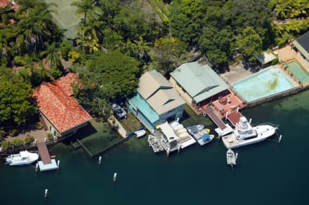 Aerial Image of ATTWELLS BOATSHED