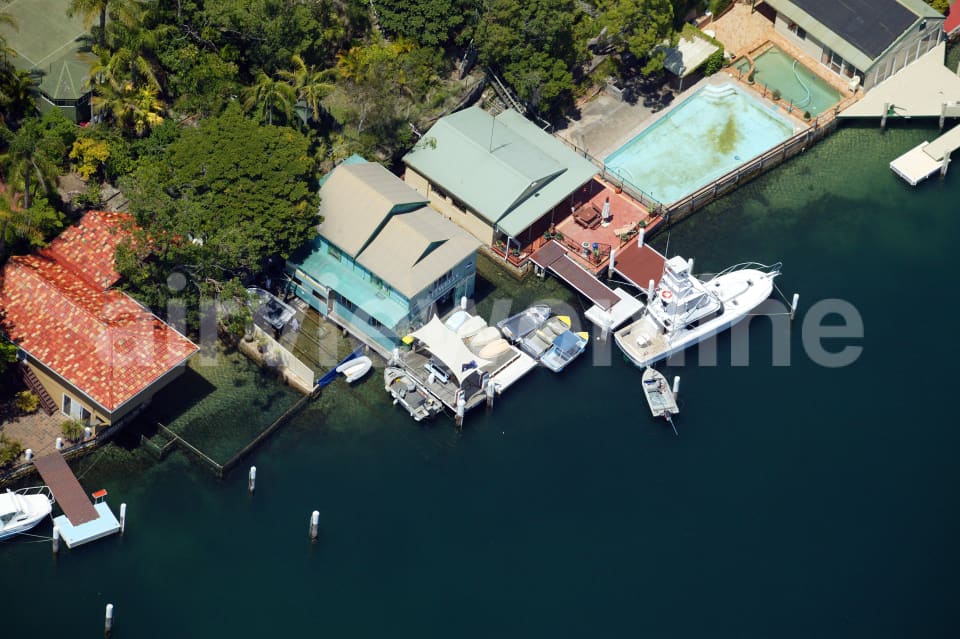 Aerial Image of Attwells Boatshed