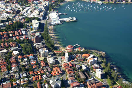 Aerial Image of MANLY COVE AND MANLY WHARF