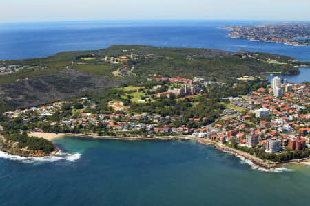 Aerial Image of MANLY SHELLY BEACH