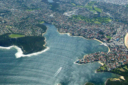 Aerial Image of MANLY AND NORTH HARBOUR