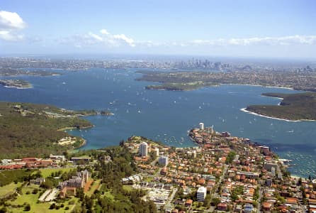 Aerial Image of LITTLE MANLY COVE TO SYDNEY