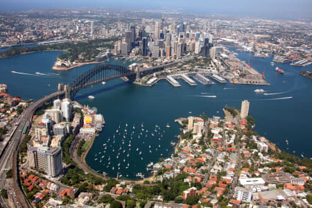 Aerial Image of LAVENDER BAY