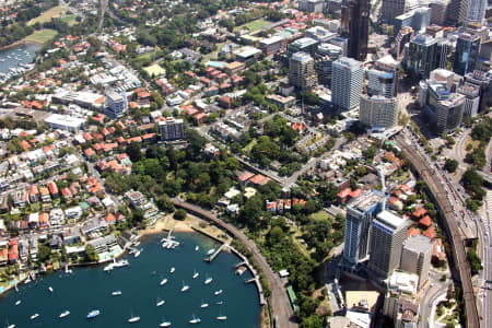 Aerial Image of LAVENDER BAY, SYDNEY